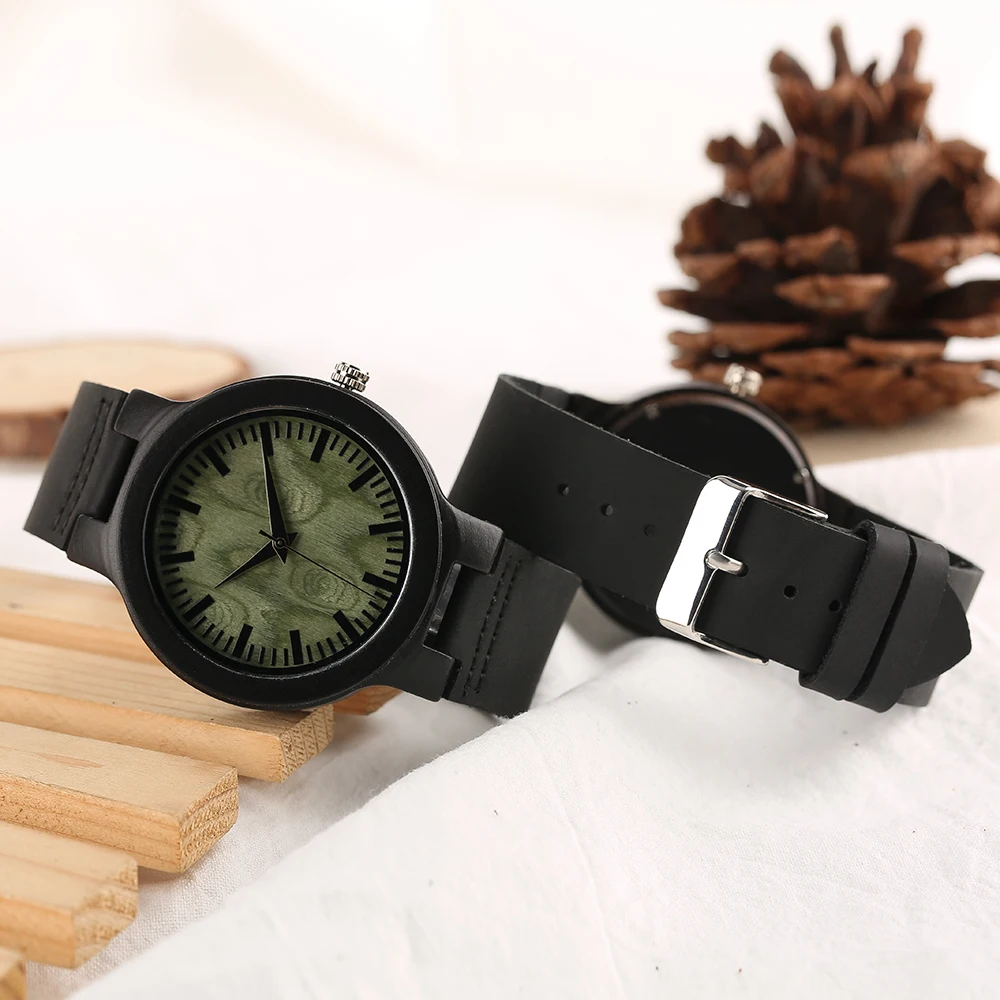 YISUYA Couple Wirst Watch Bamboo Wooden Lovers' Watches Nature Handmade Men Women Valentine's Gift Sweet Honey Watch Gift Clock (12)
