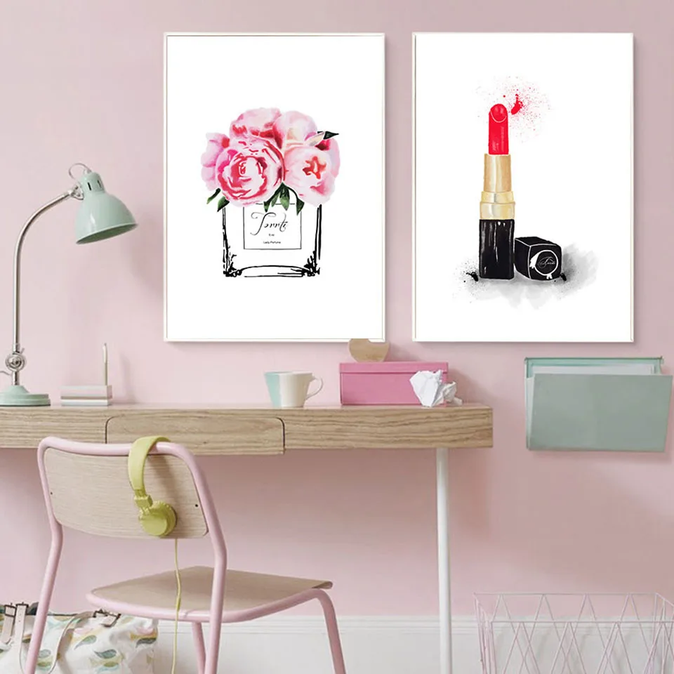 Sexy-Lady-Ornament-Posters-Prints-Beautiful-Watercolor-Art-Pictures-Girls-Room-Paintings-On-Wall-Nordic-Fashion (2)