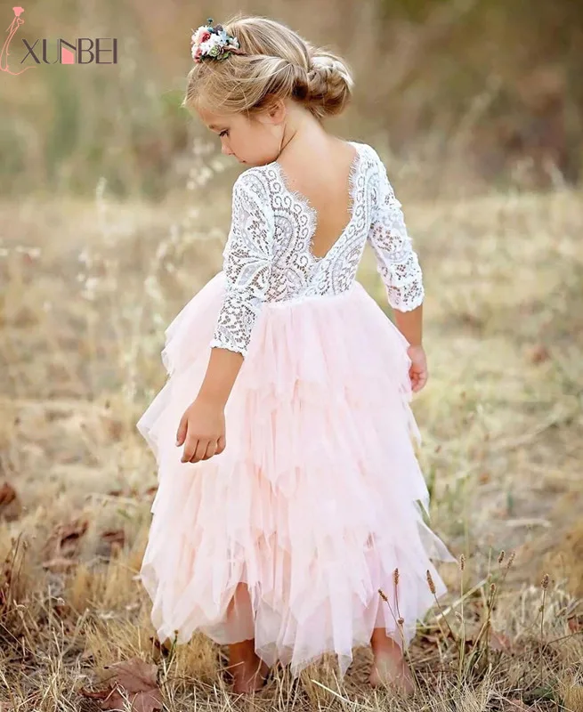 New Arrival Puffy Lace Pink Flower Girl Dresses 2019 Soft Tiered Tulle Ball Gown Pageant Dresses For Girls Communion Dresses 
New Arrival Puffy Lace Pink Flower Girl Dresses 2019 Soft Tiered Tulle Ball Gown Pageant Dresses For Girls Communion Dresses