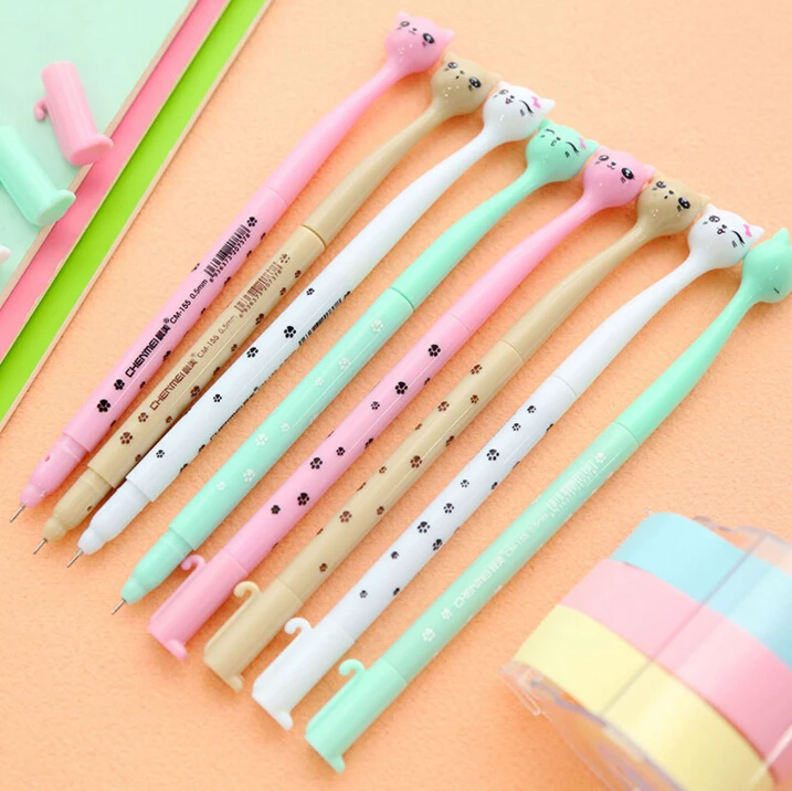 48 Pcs/lot 0.5mm Cute Candy Color Bow Cat Gel Ink Pen Maker Pen School Office Supply Escolar Papelaria
48 Pcs/lot 0.5mm Cute Candy Color Bow Cat Gel Ink Pen Maker Pen School Office Supply Escolar Papelaria
