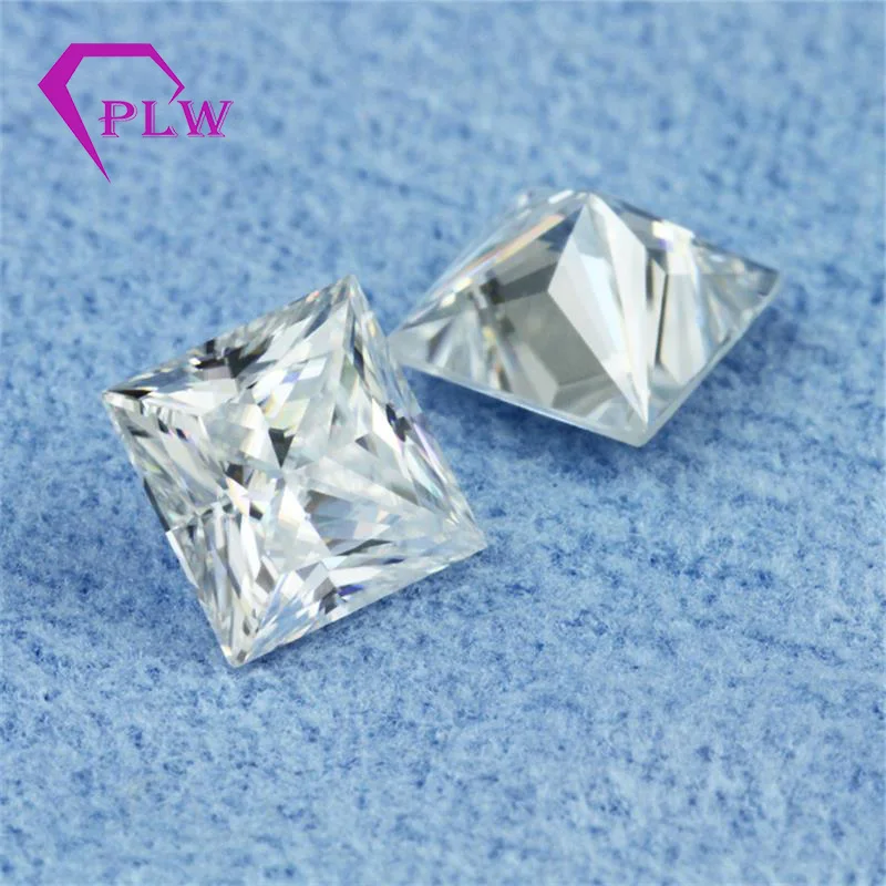 Moissanite/ожерелье серьги из Прованса с драгоценными камнями 1 карат 5 5*5 мм цвет 3ex VVS |