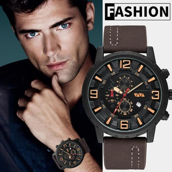 Relogio Masculino Luxury Large Dial Men's Watches Wtih Date Multi-Dial Fashion Casual Sport Analog Quartz Man Watch Clock 2019
Relogio Masculino Luxury Large Dial Men's Watches Wtih Date Multi-Dial Fashion Casual Sport Analog Quartz Man Watch Clock 2019