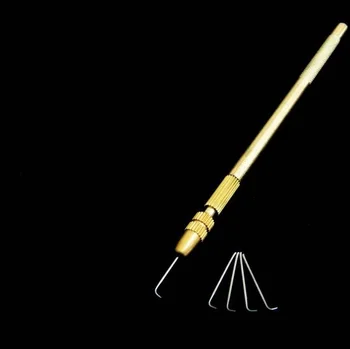 4pcs Needles/Made in Korea+1pc Golden Hook Sale Ventilating Needle Set Tools Make a Personal Full Lace Human Wig for Daily Use
4pcs Needles/Made in Korea+1pc Golden Hook Sale Ventilating Needle Set Tools Make a Personal Full Lace Human Wig for Daily Use