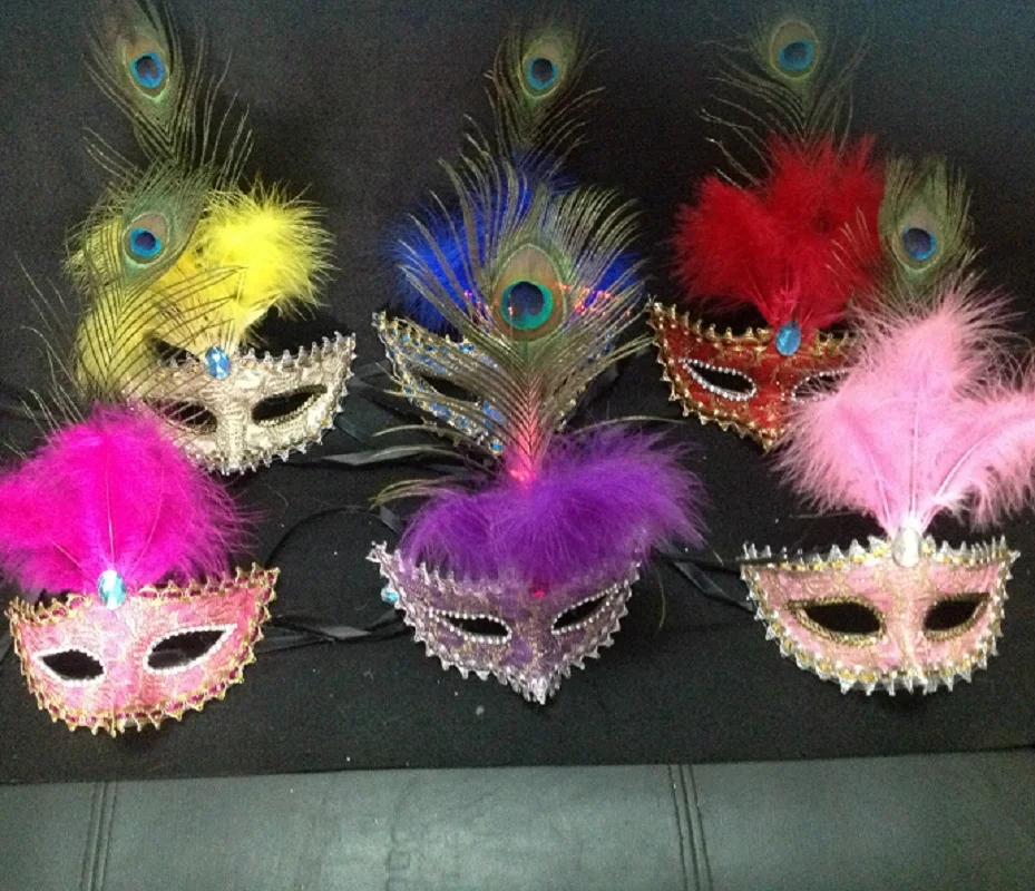 women Sexy feather mask ball party ball mask upper half face peacock hair mask Masquerade Party Ball Prom Halloween Costume
women Sexy feather mask ball party ball mask upper half face peacock hair mask Masquerade Party Ball Prom Halloween Costume