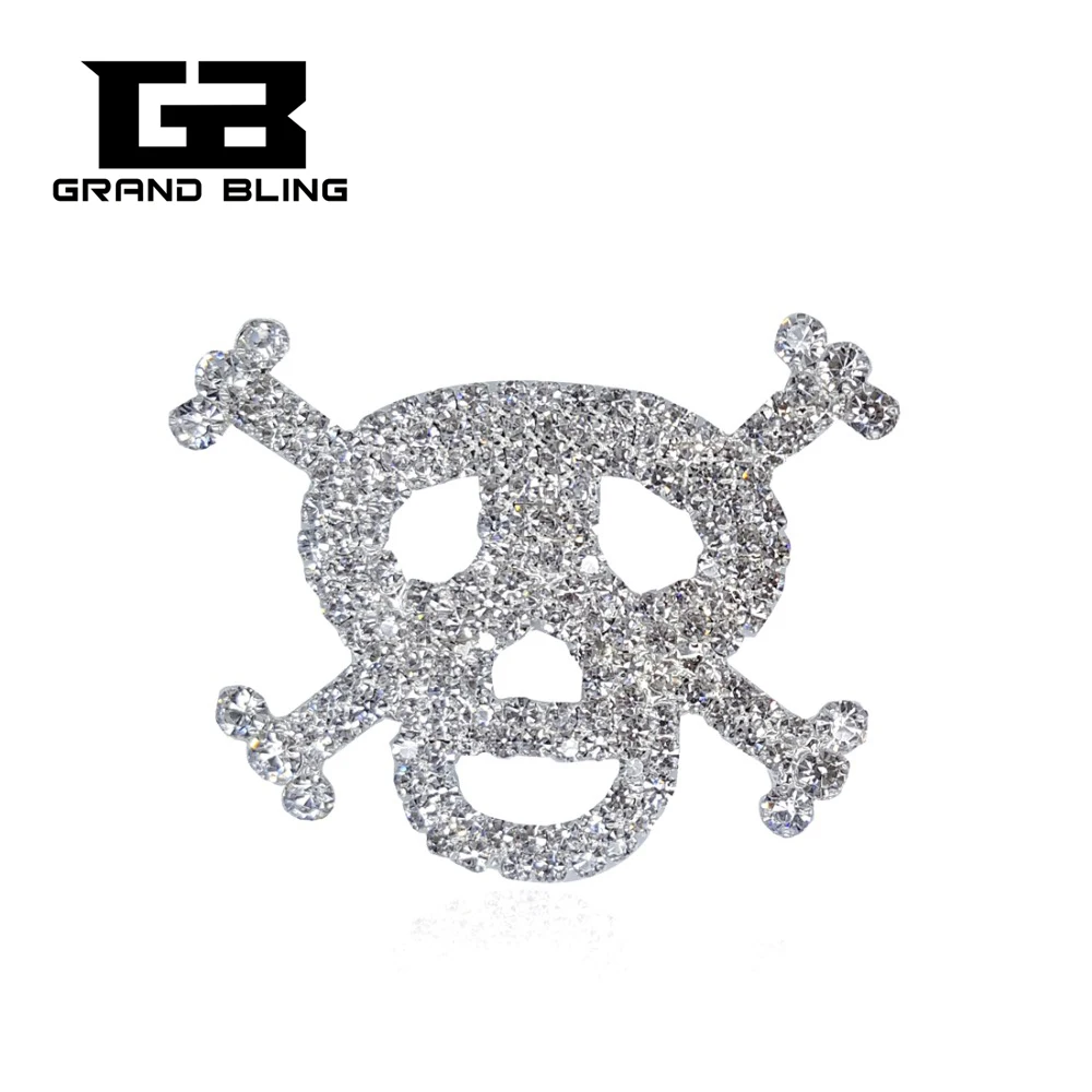 GRANDBLING Clear Rhinestone Brooch Gift Handmade Jewelry Blingbling Skull Lapel Pin
GRANDBLING Clear Rhinestone Brooch Gift Handmade Jewelry Blingbling Skull Lapel Pin