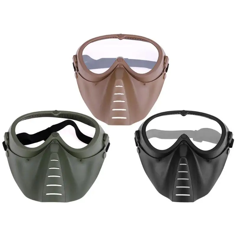 Adjustable Cycling Full Face Mask Shock Resistance CS Game Paintball Shooting Outdoor Tactical Goggles Protection Face Mask New
Adjustable Cycling Full Face Mask Shock Resistance CS Game Paintball Shooting Outdoor Tactical Goggles Protection Face Mask New