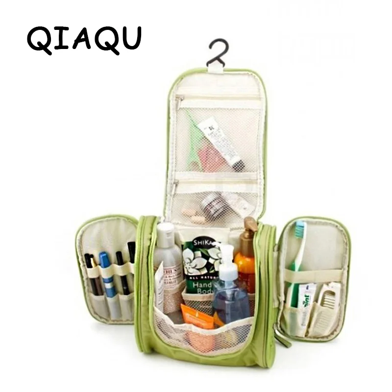 

QIAQU 2017 Hot Sale! Large Hanging Travel Man Deluxe Toiletry Bag Wash Makeup Organizer Pouch Women Big Cosmetic Bags Bulk