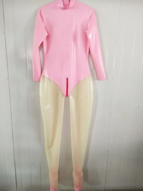 Cosplay&ware Latex Rubber Catsuit Exercise Tights Suit Pink And Transparent Bodysuit Size Xxs-xxl 8 Cosplay&ware Latex Rubber Catsuit Exercise Tights Suit Pink And Transparent Bodysuit Size Xxs-xxl -Zentai shop online HTB1VSA7bB1D3KVjSZFyq6zuFpXa2.jpg