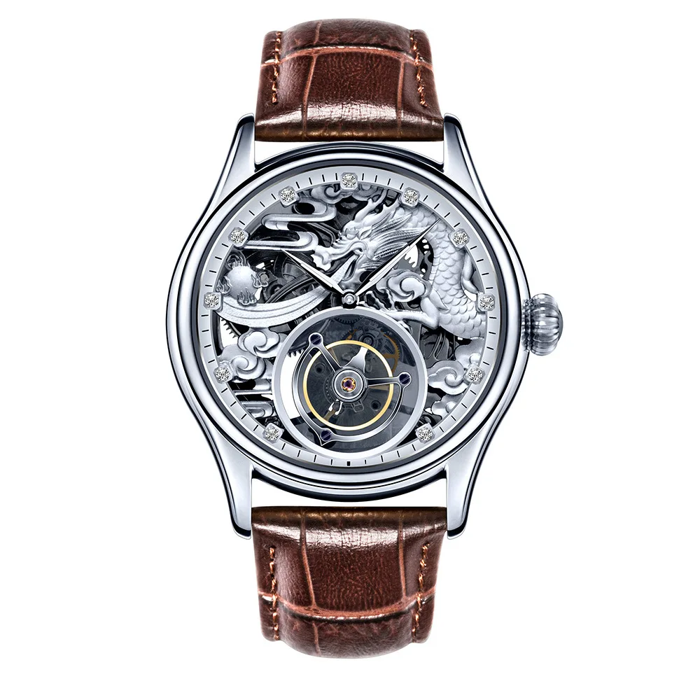 Luxury Brand Men's Watch Tourbillon Business Man Wristwatch Hollow Mechanical Stainless Steel 30ATM Leather Men's Carnival Clock
Luxury Brand Men's Watch Tourbillon Business Man Wristwatch Hollow Mechanical Stainless Steel 30ATM Leather Men's Carnival Clock