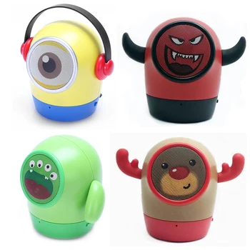 Cartoon Mini Portable Bluetooth Speaker Wireless Handsfree Subwoofer Stereo Outdoor Speakers with Mic for Smart Phone
Cartoon Mini Portable Bluetooth Speaker Wireless Handsfree Subwoofer Stereo Outdoor Speakers with Mic for Smart Phone