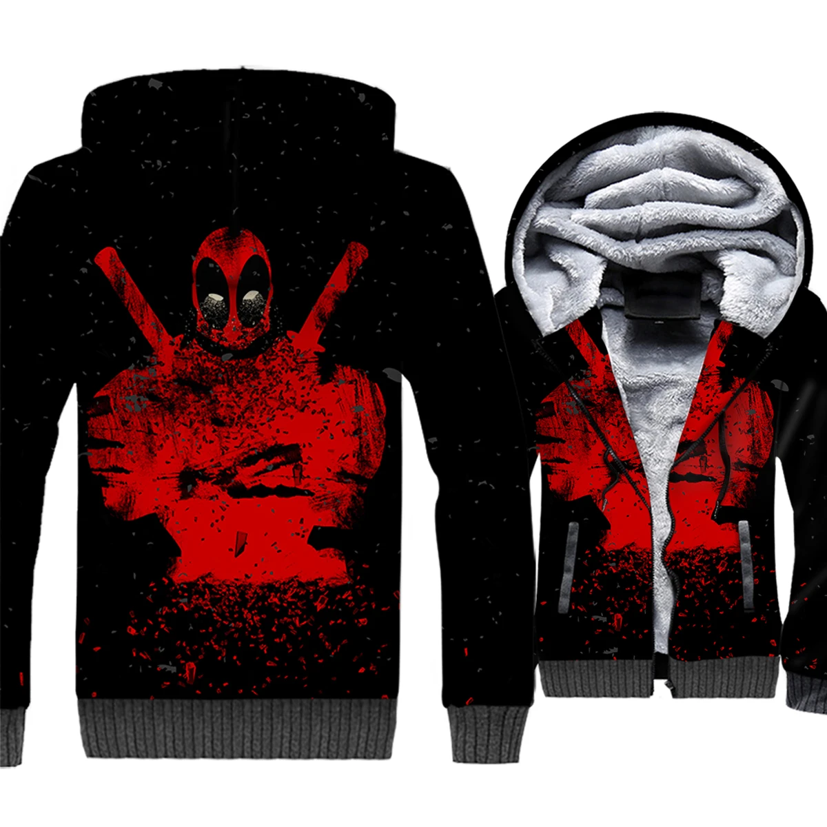 New Arrival Men Clothes 2018 Anime Deadpool Mens Jakcets Streetwear Tracksuits 3D Men's Hoodies Harajuku Coat Male Gothic Coats
New Arrival Men Clothes 2018 Anime Deadpool Mens Jakcets Streetwear Tracksuits 3D Men's Hoodies Harajuku Coat Male Gothic Coats