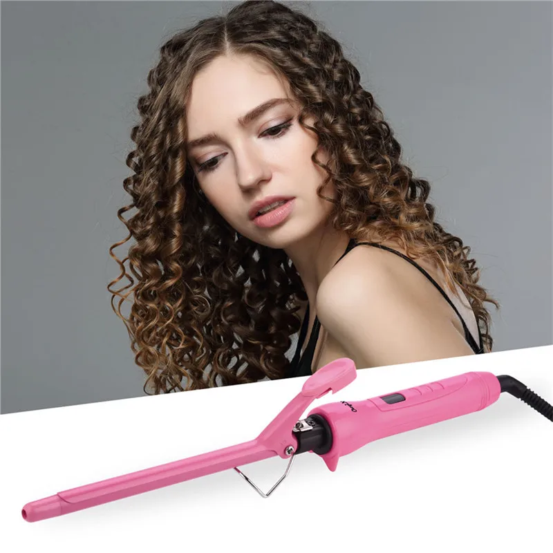 CkeyiN 13mm Ultrathin Hair Curler Small Curling Iron Temperature Adjusted Mini Hair Styling Tool Wet & Dry Use with LED Display
CkeyiN 13mm Ultrathin Hair Curler Small Curling Iron Temperature Adjusted Mini Hair Styling Tool Wet & Dry Use with LED Display