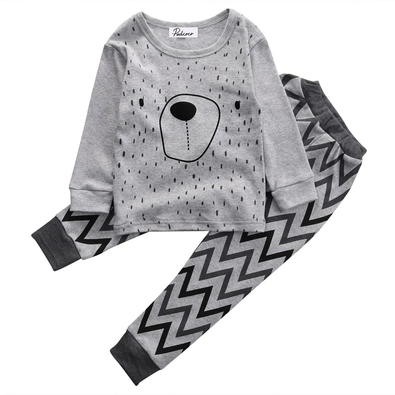 Kids Boy Girl 2pcs Outfit Clothes Pajamas Set Homewear Baby Cute Bear Print Tops Striped Pants 2-6Y Children Clothing
Kids Boy Girl 2pcs Outfit Clothes Pajamas Set Homewear Baby Cute Bear Print Tops Striped Pants 2-6Y Children Clothing