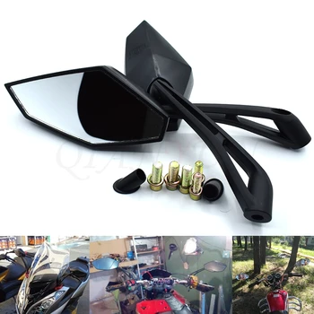 Black Motorcycle Rear View Mirrors Universal Handlebar Side Rearview Mirror 8mm 10mm For Kawasaki ZZR600 ZX6R ZX636R ZX6RR ZX9R
Black Motorcycle Rear View Mirrors Universal Handlebar Side Rearview Mirror 8mm 10mm For Kawasaki ZZR600 ZX6R ZX636R ZX6RR ZX9R