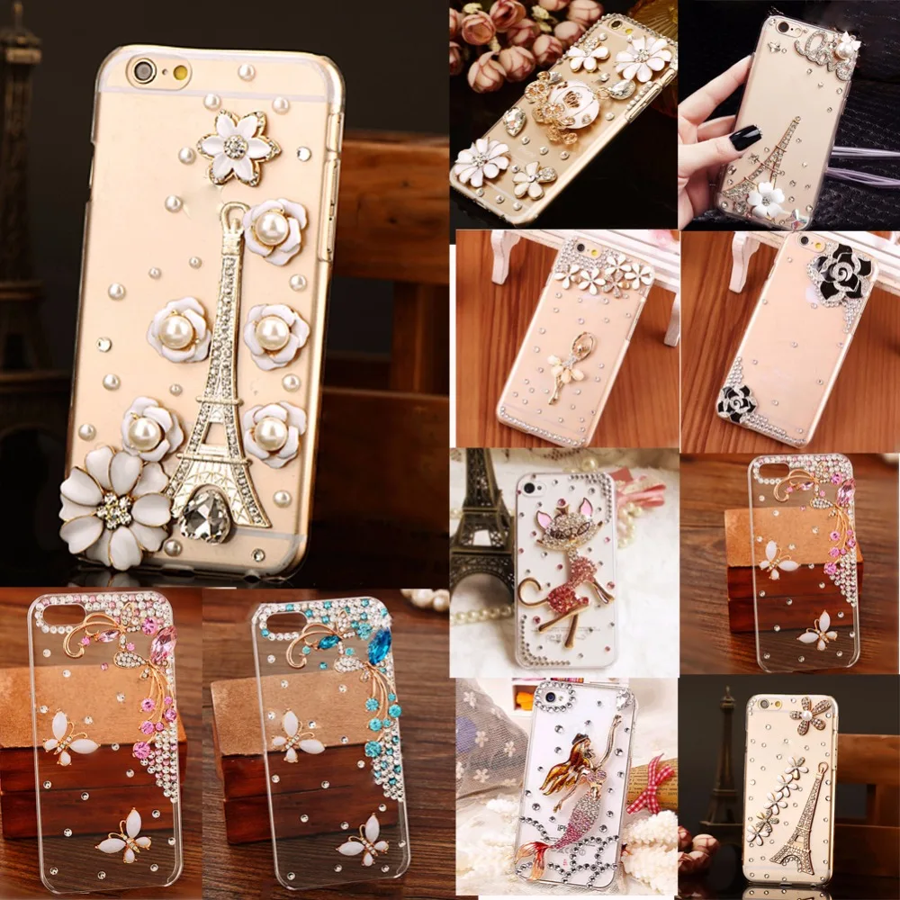 Bling Crystal Rhinestone Fashion case For OPPO R11 Plus New Style Cute DIY Handmade 3D Luxury Diamond TPU+PC Acrylic Phone Cover |