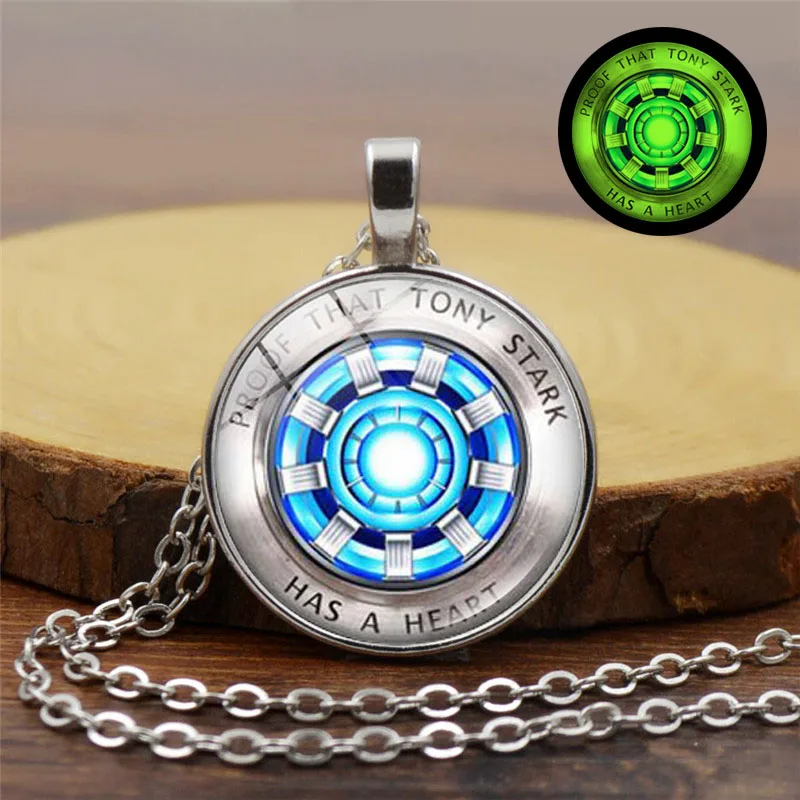 Proof That Tony Stark Has A Heart Silver Crystal Glass Pendant Glow In The Dark Necklace Iron Man,Tony Stark Jewelry Souvenir
Proof That Tony Stark Has A Heart Silver Crystal Glass Pendant Glow In The Dark Necklace Iron Man,Tony Stark Jewelry Souvenir
