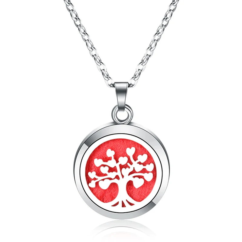Tree Of Love Aroma Diffuser Pendant Stainless Steel Magnetic Aromatherapy Essential Oil Diffuser Perfume Locket Necklace Jewelry
Tree Of Love Aroma Diffuser Pendant Stainless Steel Magnetic Aromatherapy Essential Oil Diffuser Perfume Locket Necklace Jewelry