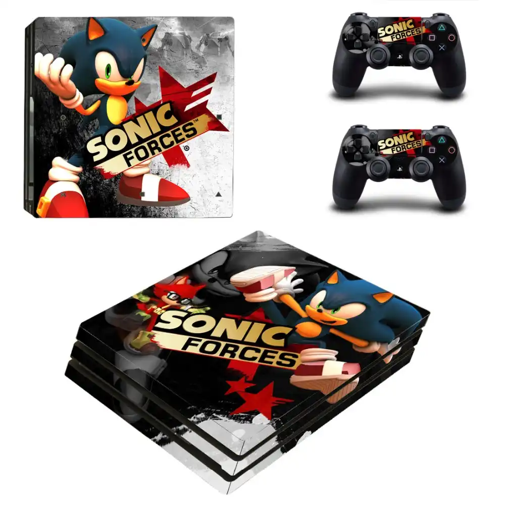 sonic forces ps4 pro skin sticker decal vinyl for
