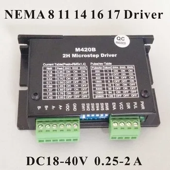 2 Phase Stepper Motor Driver M420B For NEMA 8 11 14 16 17 Stepper Motor 0.25-2A DC18-40V
2 Phase Stepper Motor Driver M420B For NEMA 8 11 14 16 17 Stepper Motor 0.25-2A DC18-40V
