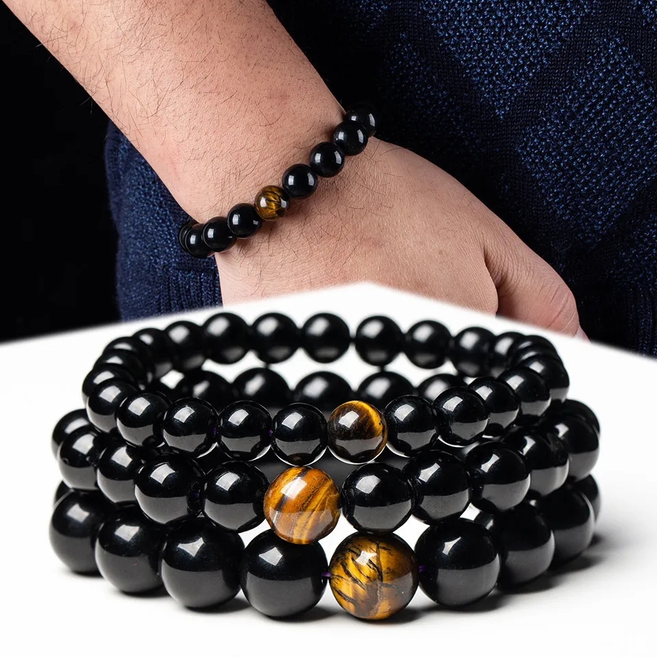 Multiple styles Natural Stone Beads 8/10/12mm Tiger Eye Lava stone Bracelet for men Charm Bangle Fashion Beads Bracelet New
Multiple styles Natural Stone Beads 8/10/12mm Tiger Eye Lava stone Bracelet for men Charm Bangle Fashion Beads Bracelet New