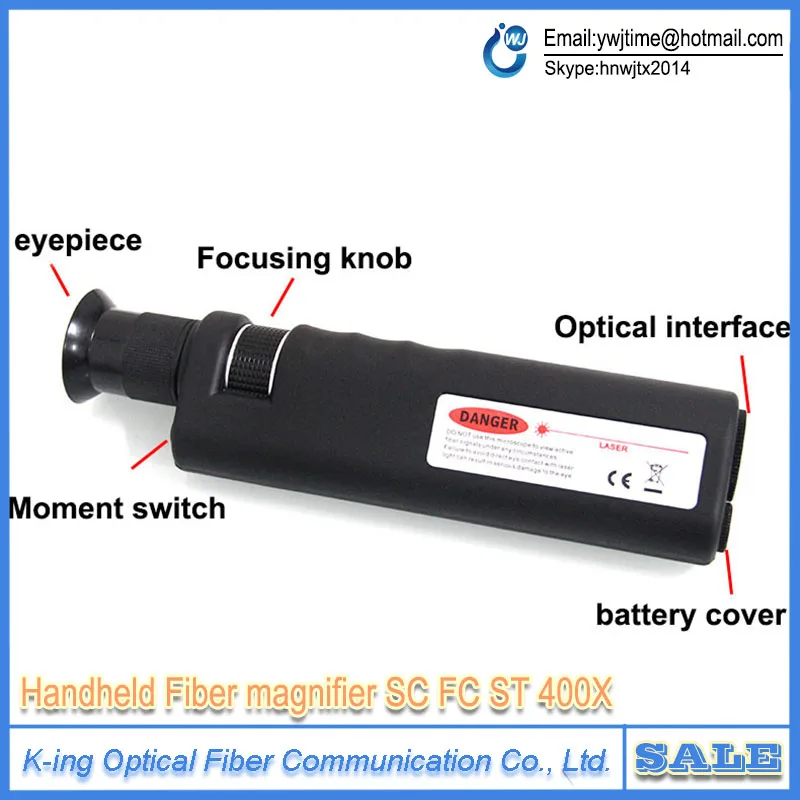 Free Shipping Handheld 400x Fiber Optic Inspection Microscope with 2.5mm and 1.25mm Adapter
Free Shipping Handheld 400x Fiber Optic Inspection Microscope with 2.5mm and 1.25mm Adapter
