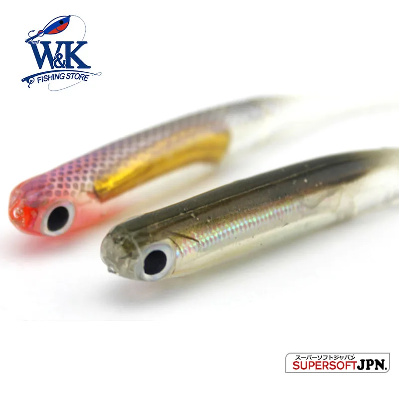 W&K Brand Soft Bait 9cm*3g Artificial Lures baitfish Feeder Walleye Halibut Bass Promotion 2017
W&K Brand Soft Bait 9cm*3g Artificial Lures baitfish Feeder Walleye Halibut Bass Promotion 2017