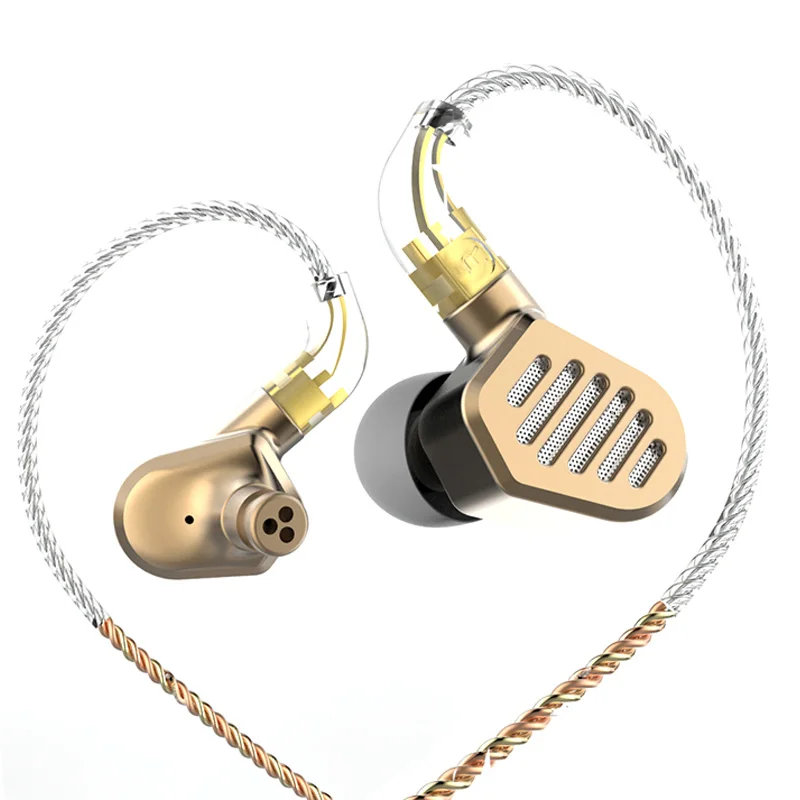 

SENFER DT8 2BA+2DD Hybrid Drive Unit In Ear Earphone DJ HIFI Metal Earphone Sports Earphones With Detachable Detach MMCX Cable