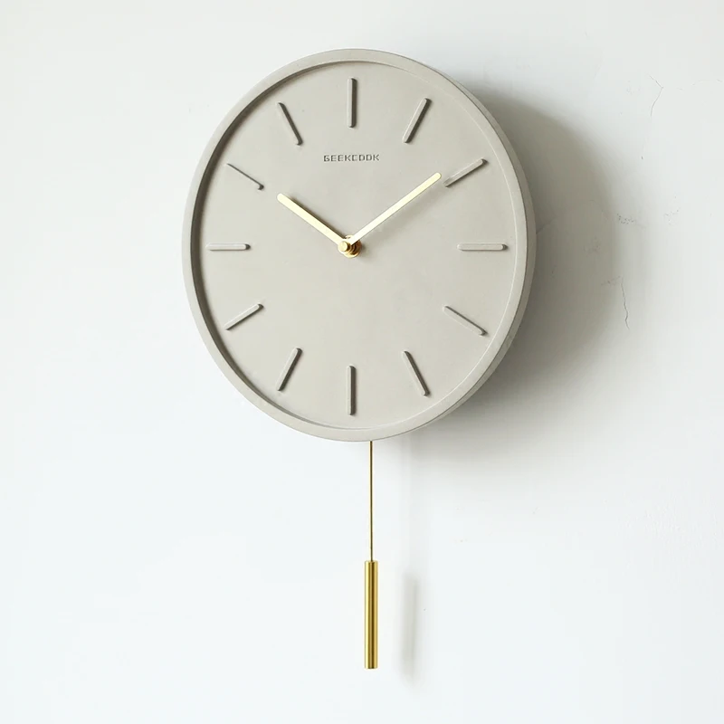Modern Simple Nordic Industrial Style Creative Cement Silent Wall Clock Living Room Fashion Decorative Clock Quartz Clock circul
Modern Simple Nordic Industrial Style Creative Cement Silent Wall Clock Living Room Fashion Decorative Clock Quartz Clock circul