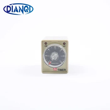AH3-2 AC 220V 8 Pin DPDT 0-1 Hours 1H Power on Delay Timer Time Relay with socket base
AH3-2 AC 220V 8 Pin DPDT 0-1 Hours 1H Power on Delay Timer Time Relay with socket base