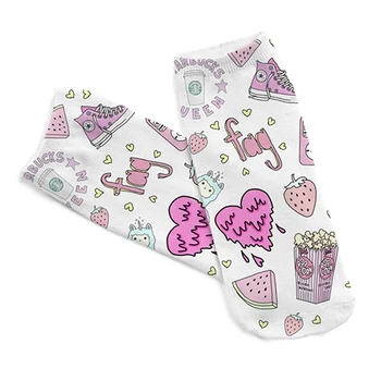 Socks 3D Printing Female Socks Women Low Cut Ankle Socks Calcetines Mujer Casual Hosiery Printed Sock
Socks 3D Printing Female Socks Women Low Cut Ankle Socks Calcetines Mujer Casual Hosiery Printed Sock
