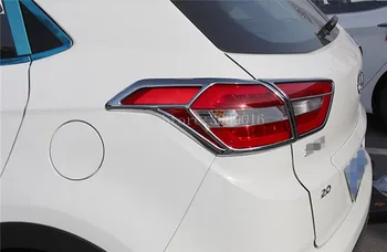 ABS Chrome Rear Tail Lights Cover Trim TailLight Lamp Decoration Car-styling Accessories 4pcs/set Fit For Hyundai Creta/IX25 
ABS Chrome Rear Tail Lights Cover Trim TailLight Lamp Decoration Car-styling Accessories 4pcs/set Fit For Hyundai Creta/IX25