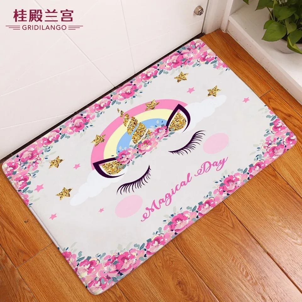 Cartoon Pink Unicorn Golden Non-slip Bathroom Rug Floormat Door Play Mat Carpet Colorful Star For Kids Car Outdoor Dropshipping
Cartoon Pink Unicorn Golden Non-slip Bathroom Rug Floormat Door Play Mat Carpet Colorful Star For Kids Car Outdoor Dropshipping