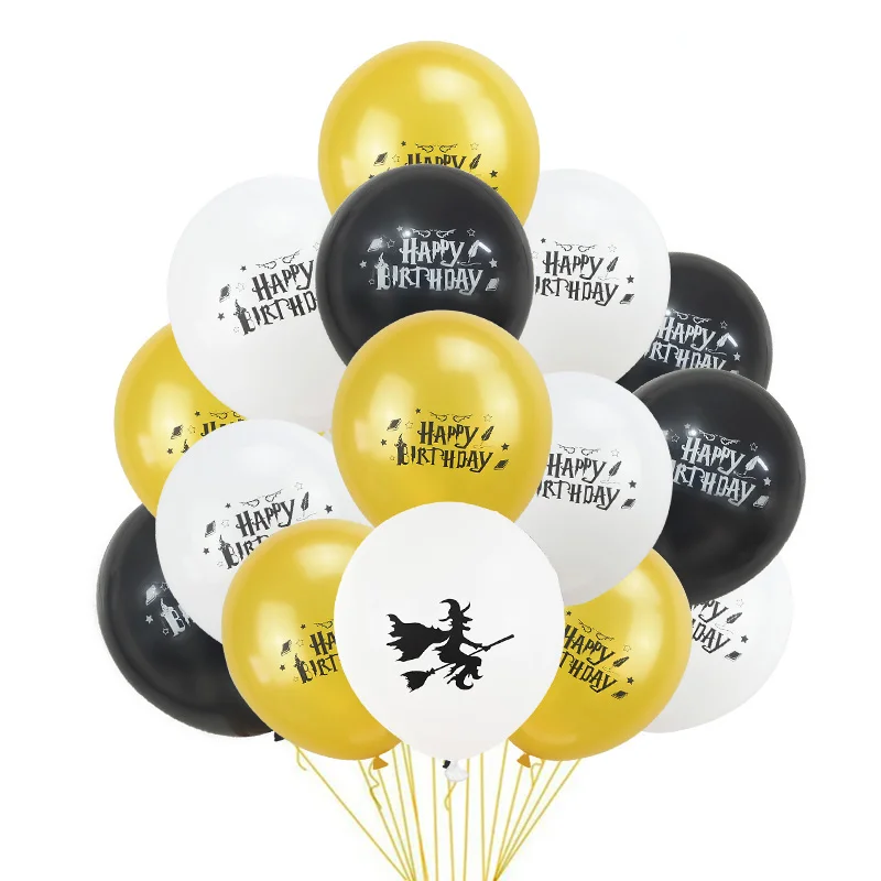 10pcs 12inch Broom Black Witch Balloon Harry Potter Latex Balloon Party Deco Birthday Baby Shower Favor Halloween party supplies
10pcs 12inch Broom Black Witch Balloon Harry Potter Latex Balloon Party Deco Birthday Baby Shower Favor Halloween party supplies