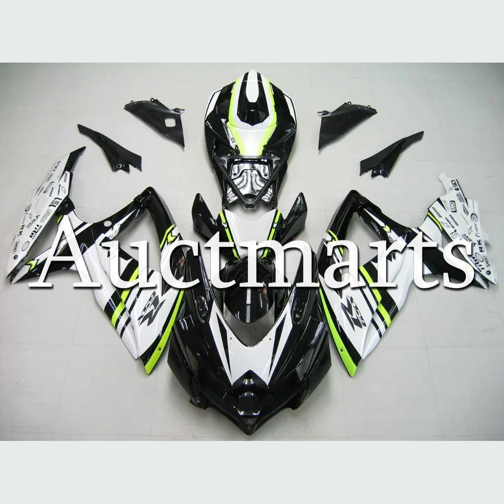 Полный обтекатели для Suzuki 08-10 GSX-R600 GSXR750 K8 2008 2009 2010 ABS Пластиковые детали мотоцикла