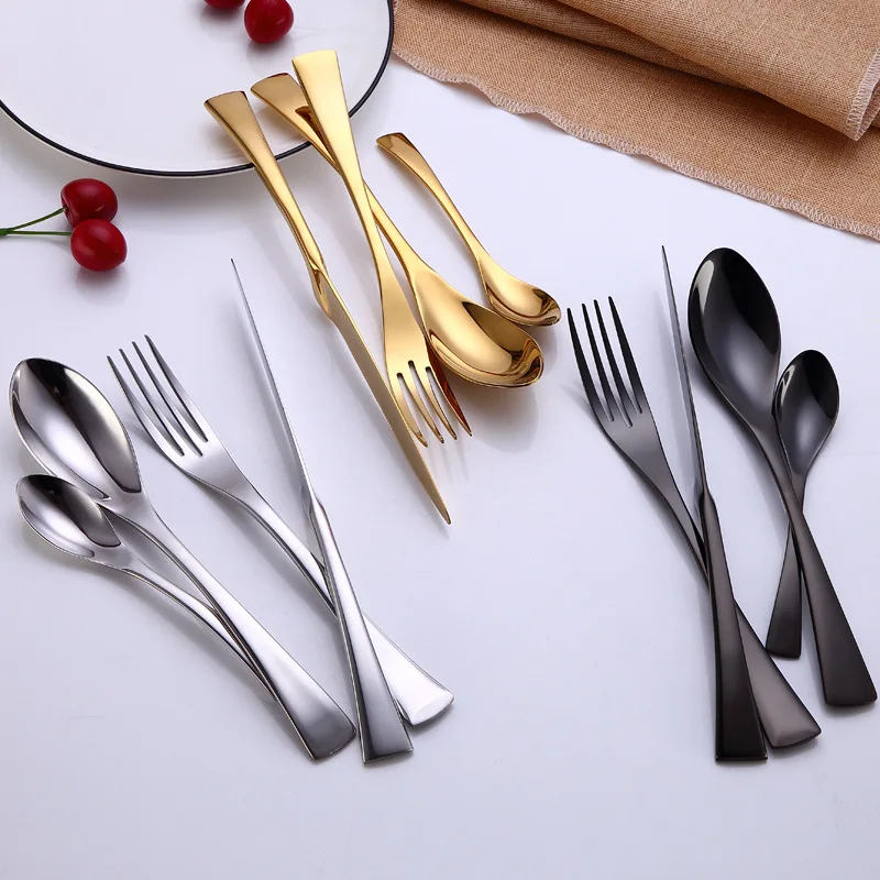 (4pcs) Stainless Flatware Set Elegant Dinnerware Cutlery Tableware Fork Knife Spoon Teaspoon
(4pcs) Stainless Flatware Set Elegant Dinnerware Cutlery Tableware Fork Knife Spoon Teaspoon
