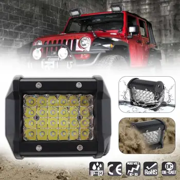 4 Inch 72W 10800LM LED Car Spot Work Light with Four Rows light Bars for Off-road Car / Pickup / Wagon 
4 Inch 72W 10800LM LED Car Spot Work Light with Four Rows light Bars for Off-road Car / Pickup / Wagon