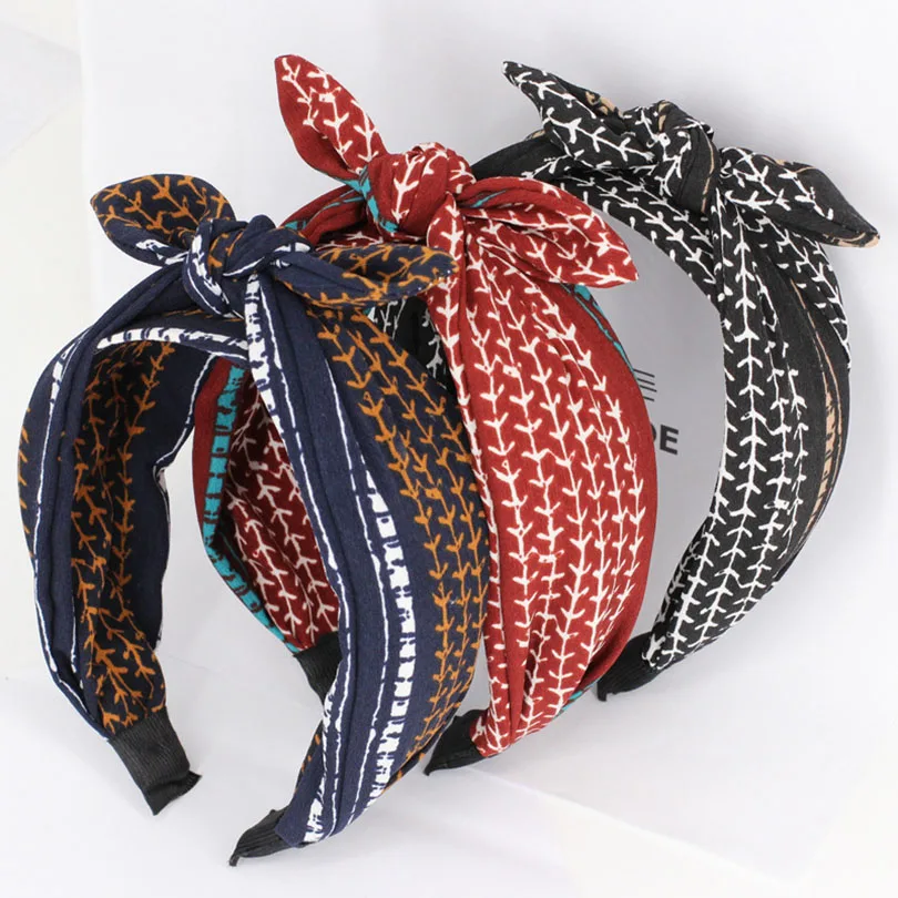 Haimeikang Ladies Plaid Printed Satin Fabric Hairbands Korean Hair Ornaments Sweet Girls Rabbit Ears Knotted Hair Bows Headband
Haimeikang Ladies Plaid Printed Satin Fabric Hairbands Korean Hair Ornaments Sweet Girls Rabbit Ears Knotted Hair Bows Headband