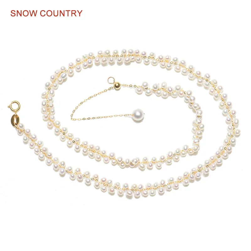 Hand Made Choker Necklace White Natural Genuine Freshwater Pearl Resizable Necklace 18K Solid Gold Gift for Wife Free Shipping
Hand Made Choker Necklace White Natural Genuine Freshwater Pearl Resizable Necklace 18K Solid Gold Gift for Wife Free Shipping
