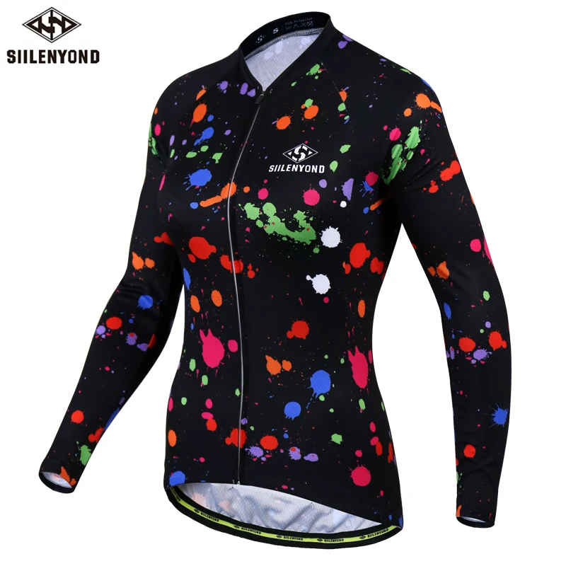 Siilenyond 2019 Women Cycling Jersey Long Sleeves Cycling Bicycle Clothing Spring Breathable MTB Bike Shirts Cycling Sportwears
Siilenyond 2019 Women Cycling Jersey Long Sleeves Cycling Bicycle Clothing Spring Breathable MTB Bike Shirts Cycling Sportwears
