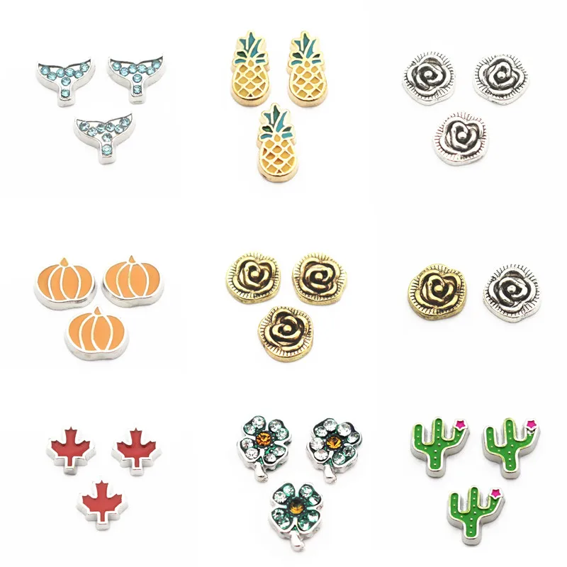 Hot selling 10pcs/lot pumpkin pineapple rose flower floating charms living glass floating memory locket charms jewelry
Hot selling 10pcs/lot pumpkin pineapple rose flower floating charms living glass floating memory locket charms jewelry