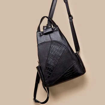 Korean Style Vintage Backpack Genuine Leather Soft Cow Leather Bag Women Backpacks Shoulder Bags Ladies Shopping Back Pack 2019
Korean Style Vintage Backpack Genuine Leather Soft Cow Leather Bag Women Backpacks Shoulder Bags Ladies Shopping Back Pack 2019