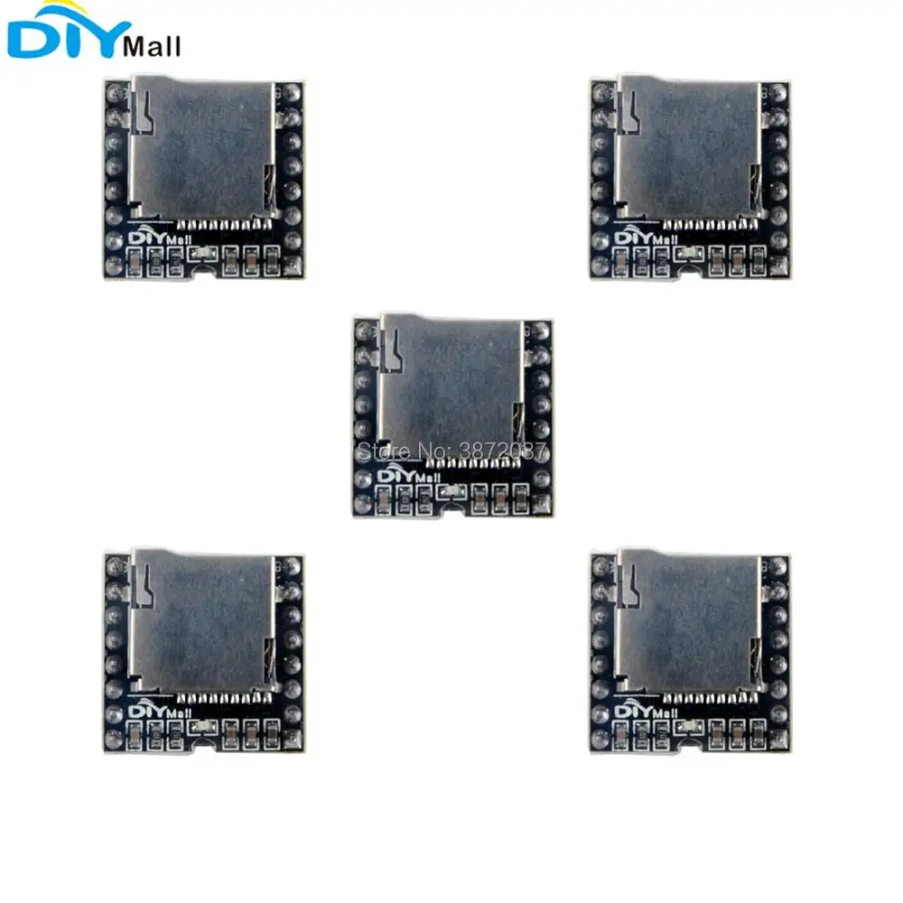 5pcs/lot DFPlayer Mini MP3 Module Audio Voice Sensor Support TF Card U Disk for Arduino UNO R3
5pcs/lot DFPlayer Mini MP3 Module Audio Voice Sensor Support TF Card U Disk for Arduino UNO R3