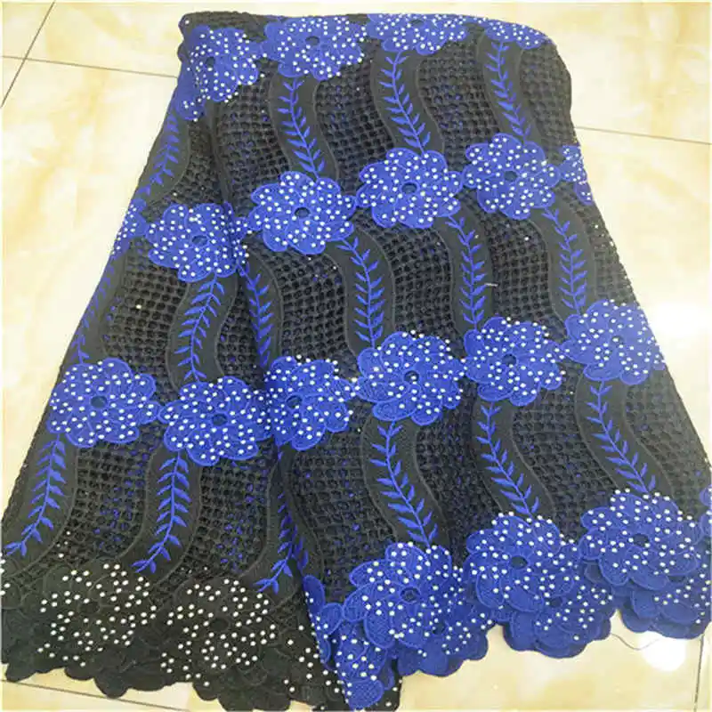 Guipure Lace Fabric Embroidered Nigerian Laces Fabric High Quality French Milk Silk Laces Fabrics With Stones For Women MYA9-1
Guipure Lace Fabric Embroidered Nigerian Laces Fabric High Quality French Milk Silk Laces Fabrics With Stones For Women MYA9-1