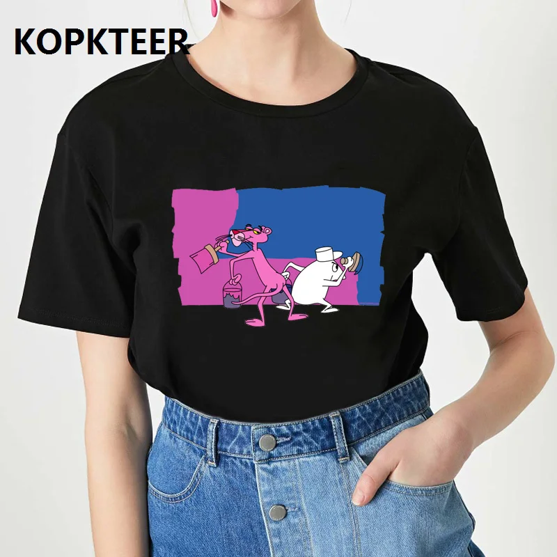 Pink Panther Kawaii Funny Women Clothes 2019 Harajuku T Shirt Camiseta Mujer Streetwear Casual Vintage Tops Tee Shirt Femme
Pink Panther Kawaii Funny Women Clothes 2019 Harajuku T Shirt Camiseta Mujer Streetwear Casual Vintage Tops Tee Shirt Femme