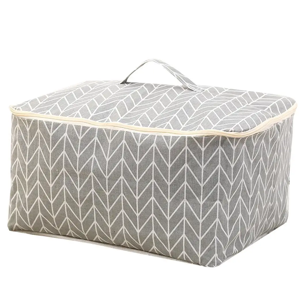 Home Storage Bag With Handle Printed Cotton Linen Portable Multifunction Organizer Zipper Dust-proof Groceries Finishing Box
Home Storage Bag With Handle Printed Cotton Linen Portable Multifunction Organizer Zipper Dust-proof Groceries Finishing Box