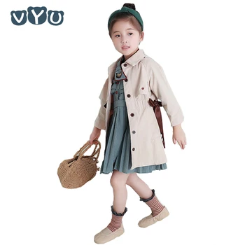 Kids Girls Long Windbreaker Beige 2018 Autumn Winter WindProof Fashion Jacket Bow Ribbon Coat For Girls Children Clothes 2~8Y
Kids Girls Long Windbreaker Beige 2018 Autumn Winter WindProof Fashion Jacket Bow Ribbon Coat For Girls Children Clothes 2~8Y