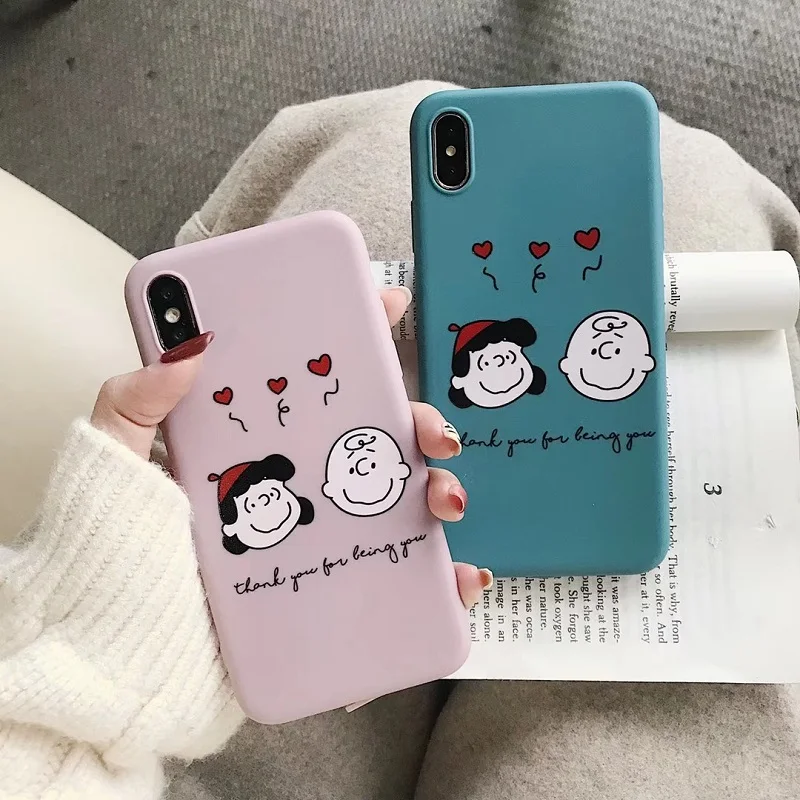 Japan cartoon Charlie and Lucy phone case for iphone 7 7plus anime love heart soft cover for iphone 6 6s 7 8plus xs x xr xs max
Japan cartoon Charlie and Lucy phone case for iphone 7 7plus anime love heart soft cover for iphone 6 6s 7 8plus xs x xr xs max