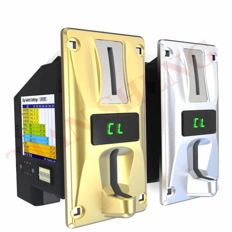 Hot-sale CL-168 Multi coin selector with LED High precision cpu multi coin acceptor for vending machines(Accept 1-8 Coins)
Hot-sale CL-168 Multi coin selector with LED High precision cpu multi coin acceptor for vending machines(Accept 1-8 Coins)