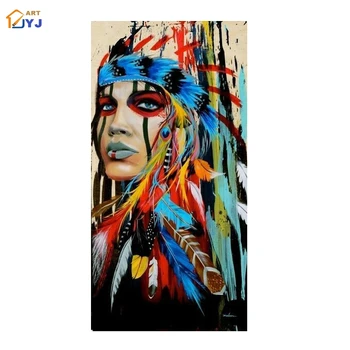 Colorful Indian Picture Hand Painted Modern Abstract Canvas Oil Painting Wall Art for Living Room Home Decoration No Frame J022
Colorful Indian Picture Hand Painted Modern Abstract Canvas Oil Painting Wall Art for Living Room Home Decoration No Frame J022
