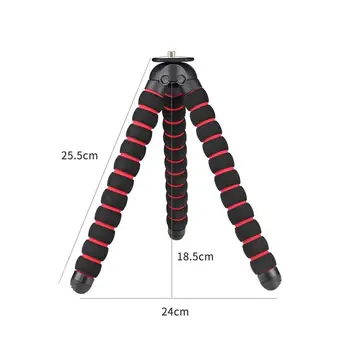 Lightdow Octopus Flexible Tripod Camera DV Stand 1/4" 3/8" Screw Mount with Phone Clip For Canon Nikon Sony Cameras Cellphones
Lightdow Octopus Flexible Tripod Camera DV Stand 1/4" 3/8" Screw Mount with Phone Clip For Canon Nikon Sony Cameras Cellphones